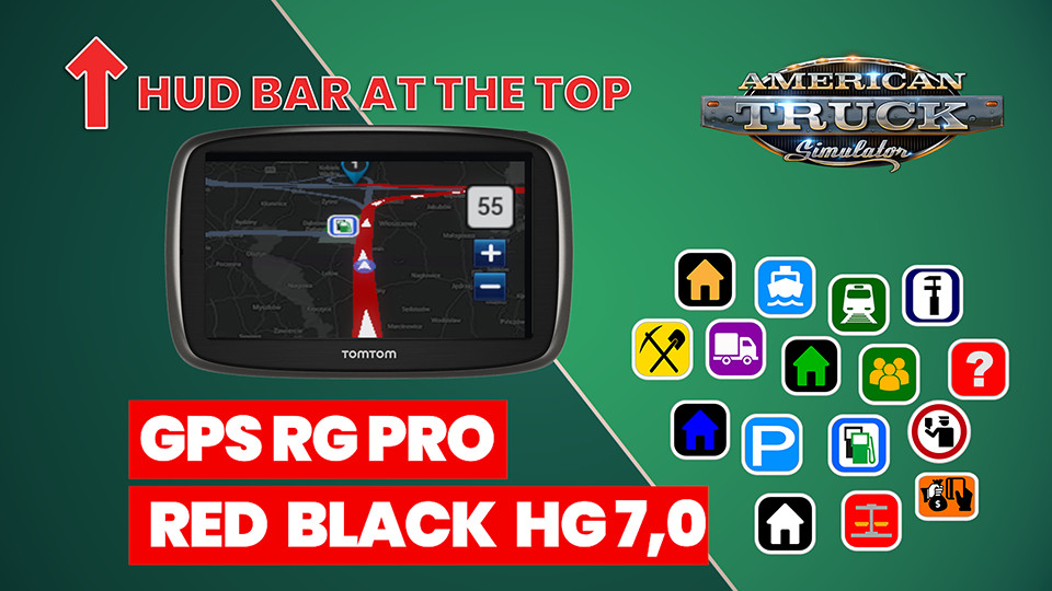 GPS RG PRO  RED BLACK HG
